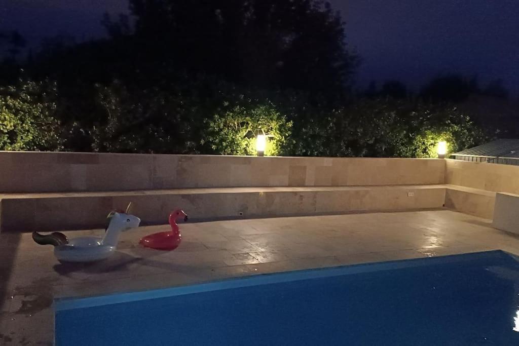 Charmant Studio Avec Piscine Villemoustaussou Kültér fotó